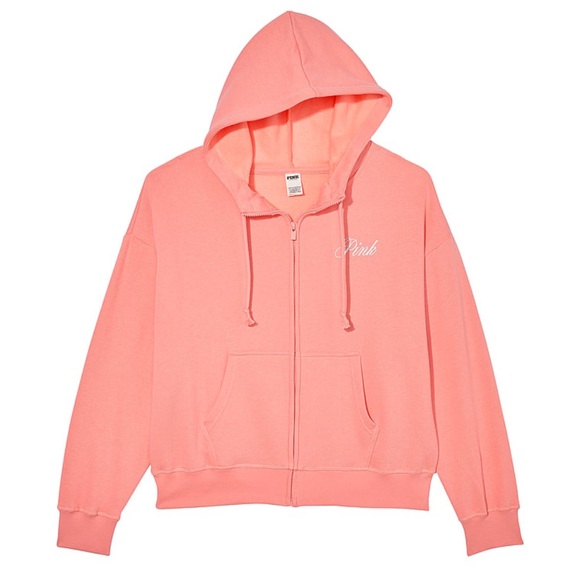 Victoria’s Secret PINK Fleece Full-Zip Hoodie - Picture 2 of 2